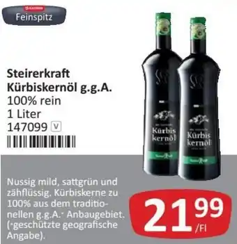 Kastner Steirerkraft Kürbiskernöl g.g.A. 1 Liter Angebot