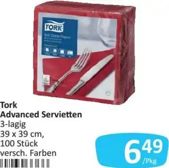 Kastner Tork Advanced Servietten 39 x 39 cm Angebot