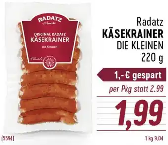 Radatz Käsekrainer 220 g Angebot