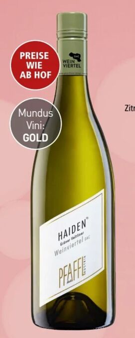 Interspar Grüner Veltliner Haid Weinviertel Angebot