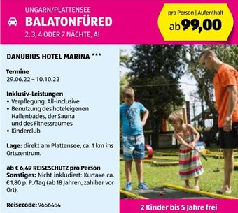 Hofer Reisen Plattensee Balatonfüred Ungarn Angebot