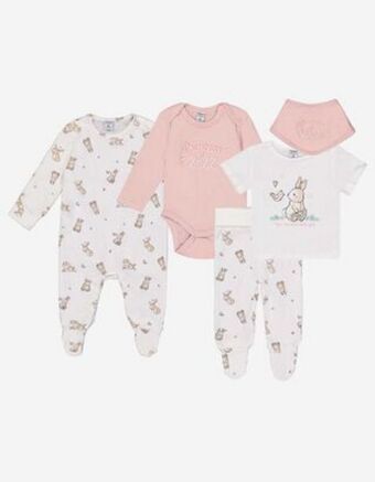 Takko Newborn set aus body, onesie, t-shirt, halstuch und hose - 5er-pack Angebot