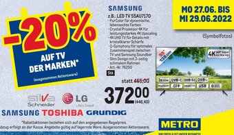 Metro LED TV 55AU7170 76250 Angebot