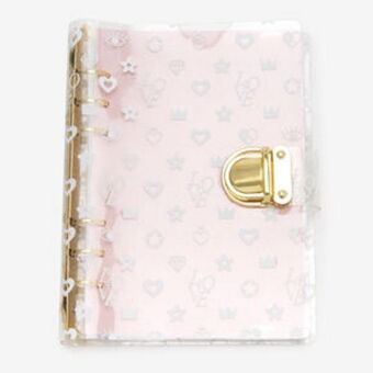 Claire's Clear glitter status journal Angebot