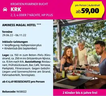 Hofer Reisen Kroatien/Kvarner Bucht KRK Angebot