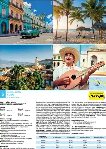 Hofer Reisen Rundreise & Baden Kuba Angebot
