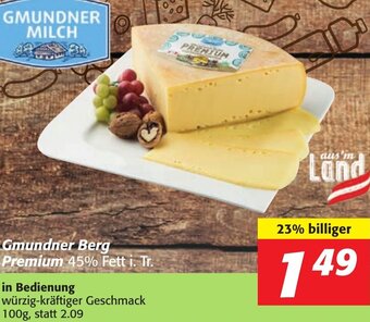 Strasser Markt Gmundner Berg Premium 100 g Angebot