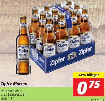 Strasser Markt Zipfer Märzen 0,33 L Angebot