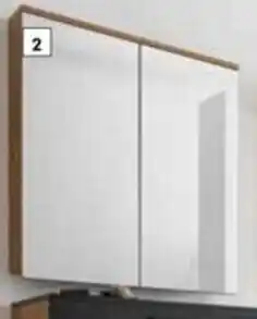 Möbel Ludwig Spiegelschrank 80x89x14 cm Angebot