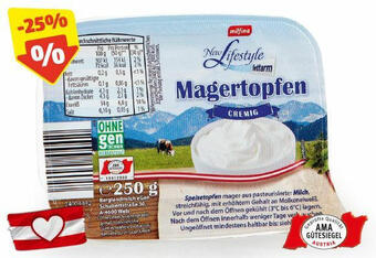 Hofer MILFINA Magertopfen, 250 g Angebot