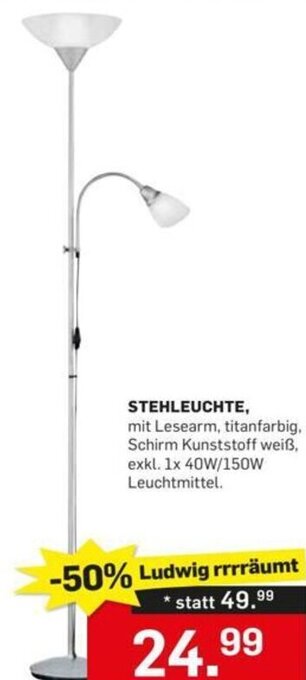 Möbel Ludwig Stehleuchte Angebot