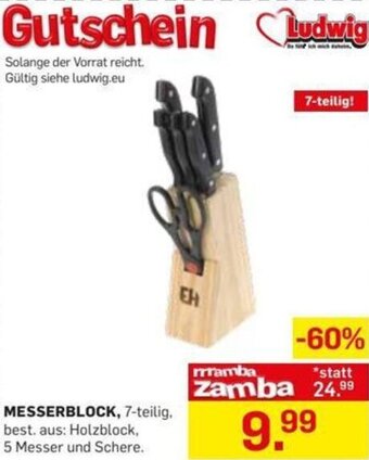 Möbel Ludwig Messerblock Angebot