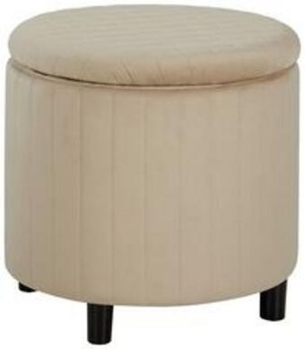 Mömax Hocker in beige ø ca. 50x50cm Angebot