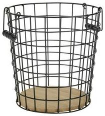 Mömax Papierkorb cage braun/schwarz Angebot