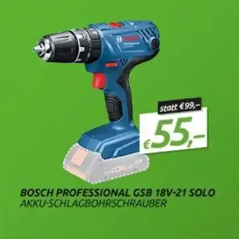 0815 2-Gang-Elektronik-Akku-Schlagbohrschrauber GSB 18V-21 Solo Angebot