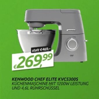 0815 Küchenmaschine Chef Elite KVC5300S Angebot