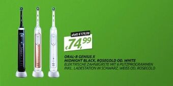 0815 Elektrische Zahnbürste Oral-B Genius X Angebot