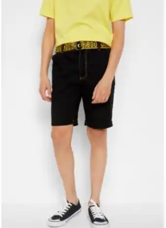 Bonprix Jungen shorts mit gürtel, slim fit (2-tlg. set) Angebot