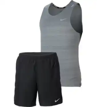 Hervis Miller tank + challenger 2-in-1 running shorts Angebot