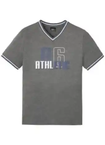 Bonprix T-shirt mit v-ausschnitt, slim fit Angebot