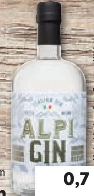 Lidl Alpi Gin Angebot