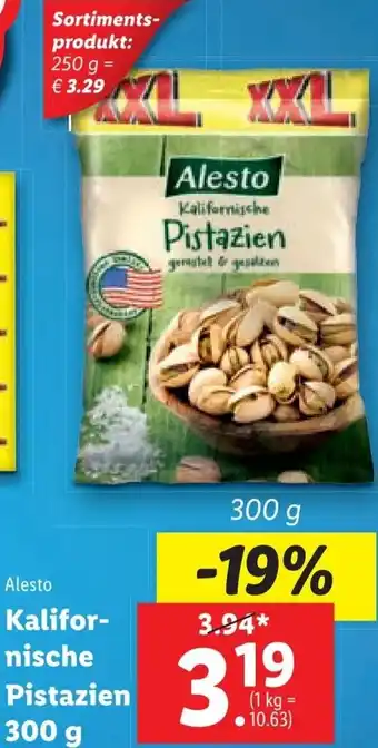 Lidl Kalifornische Pistazlen 300 g Angebot