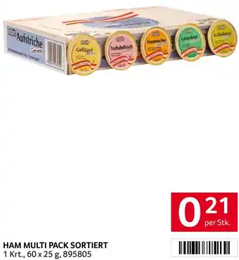 Transgourmet Ham Multi Pack Sortiert 60 x 25 g Angebot