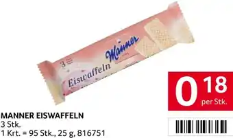 Transgourmet Manner Eiswaffeln 25 g Angebot