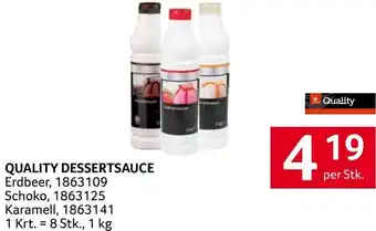 Transgourmet Quality Dessertsauce 1 kg Angebot