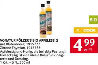 Transgourmet Vonatur Pölzer's Bio Apfelssig 500 ml Angebot