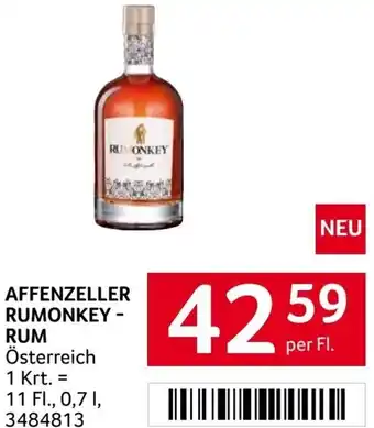 Transgourmet Affenzeller Rumonkey-Rum 0,7 l Angebot