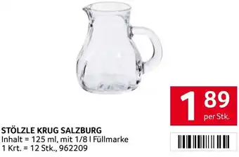 Transgourmet Stölzle Krug Salzburg 125 ml Angebot