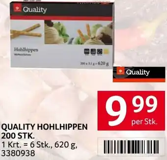 Transgourmet Quality Hohlhippen 620 g Angebot