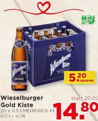 Unimarkt Wieselburger Gold Kiste 20 x 0,5L Angebot