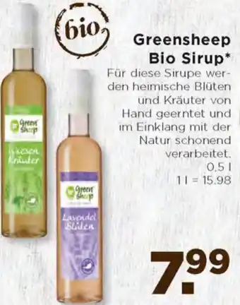 Unimarkt Greensheep Bio Sirup 0,5L Angebot