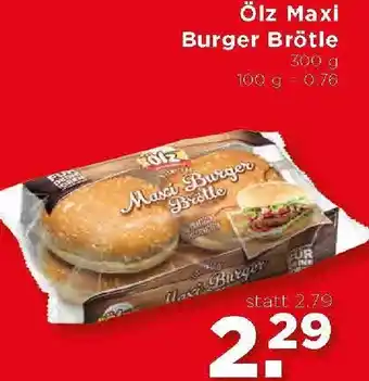 Unimarkt Ölz Maxi Burger Brötle 300g Angebot