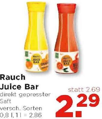Unimarkt Rauch Juice Bar 0,8L Angebot