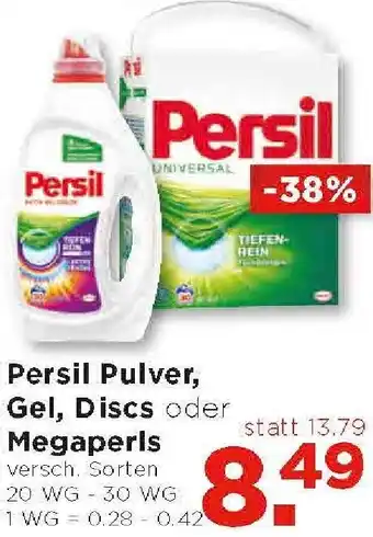 Unimarkt Persil Pulver, Gel, Discs oder Megaperls 20 WG-30 WG Angebot