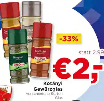 Unimarkt Kotànyi Gewürglas Angebot