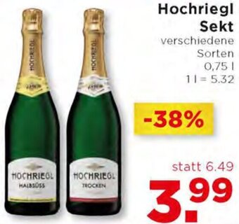 Unimarkt Hochriegl Sekt 0,75L Angebot