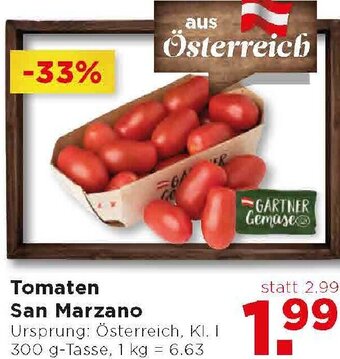 Unimarkt Tomaten San Marzano 300 g Angebot