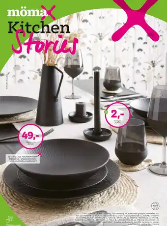 Mömax Tafel Service Black Angebot