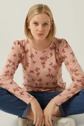 Springfield Printed voluminous sleeves t-shirt Angebot