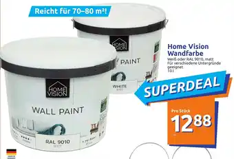 Action Home Vision Wandfarbe 10 L Angebot