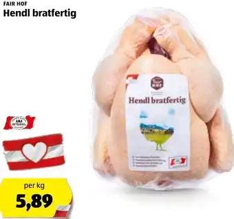Hofer Hendl Bratfertig per kg Angebot
