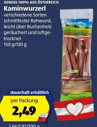 Hofer Kaminwurzerl 150 g/130 g Angebot