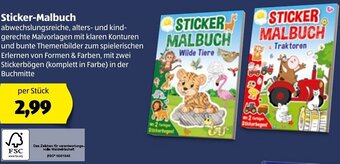 Hofer Sticker-Malbuch Angebot
