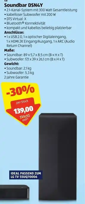 Hofer Soundbar DSN4Y Angebot