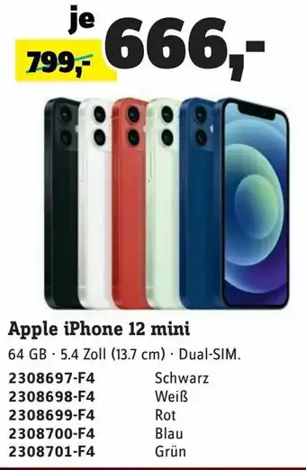 Conrad Apple iPhone 12 Mini Angebot