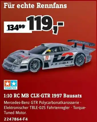 Conrad 1:10 RC MB CLK-GTR 1997 Bausatz Angebot